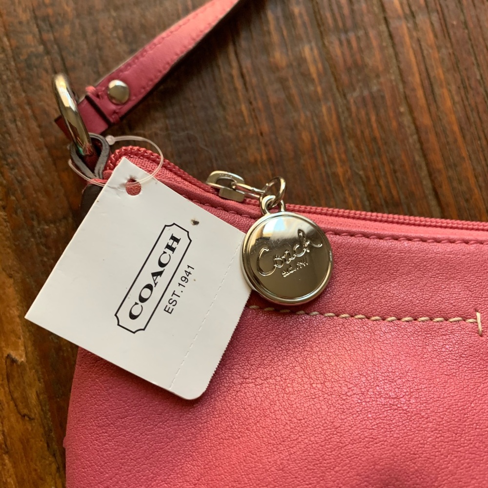 New Coach leather crossbody